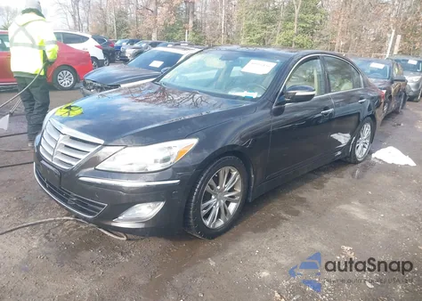 2013 Hyundai Genesis 3.8 from USA, damaged, VIN KMHGC4DD2DU253728